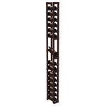 Wine Racks America - 1 Column Display Row Wine Cellar Kit, Redwood, Walnut - Make your best vintage the focal point of your wine cellar. High-reveal display rows create a more intimate setting for avid collectors wine cellars. Our wine cellar kits are constructed to industry-leading standards. You'll be satisfied. We guarantee it.