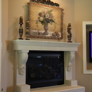 Cast Stone Fireplace Surrounds