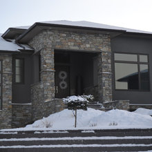 House Stepping Down On One Side