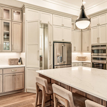 Kitchen and Hidden Pantry