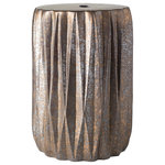Surya - Surya Aynor Ayn-002 Garden Stool 17"H X 12"W X 12"D - Our Aynor Collection offers an enduring presentation of the modern form that will competently revitalize your decor space. Made in China with Ceramic, Ceramic. For optimal product care, wipe clean with a dry cloth. Manufacturers 30 Day Limited Warranty.