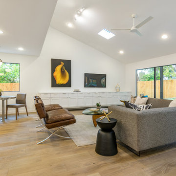 ATX Custom Home-Wire Brushed Loano White Oak
