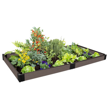 Weathered Wood Raised Garden Bed 4' x 8' x 5.5� � 1� profile