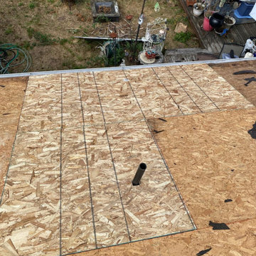 During roof project in Tacoma, WA