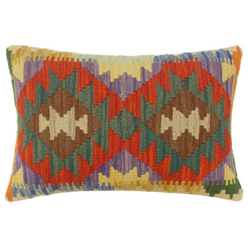 Turkish Tribal Rowland Hand Woven Kilim Pillow