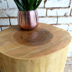 Maple log end tables - Side Tables And End Tables