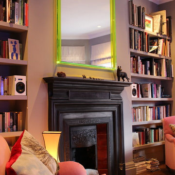 Library - lovely mirror too!