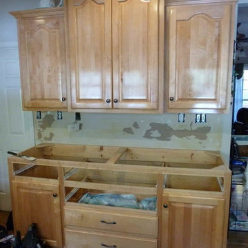 Laminate counter and splash renovation