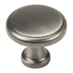 Cosmas - Round Cabinet Knob, 1-1/8" Diameter, Set of 25 - Cabinet And Drawer Knobs