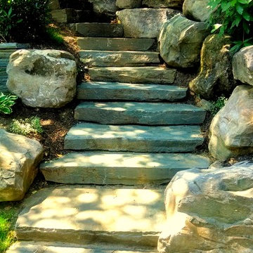 Arlington - Patio, Boulders, & Terraced Walls