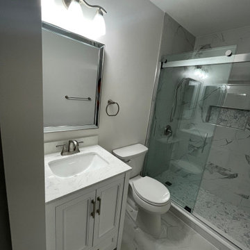 Modern Bathroom Remodel with Walk-In Shower & Updated Finishes