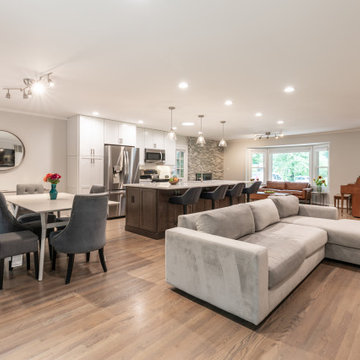 Beautifully Redesigned Kitchen and Dining Area in Fairfax VA