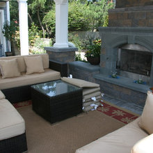 Patio barbecue areas
