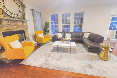 Home design - contemporary home design idea in Baltimore