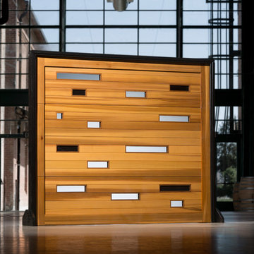 Wood Contemporary Garage Doors