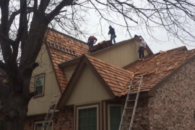 Wood Shake Roofing Installation