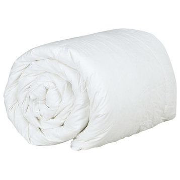 Essential Winter Weight White Goose Down Comforter, Full/Queen