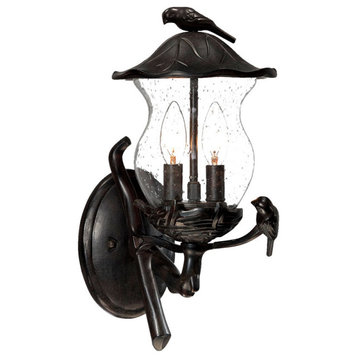 Acclaim Lighting 7551 Avian 2 Light 16.5"H Outdoor Wall Sconce - Black Coral /