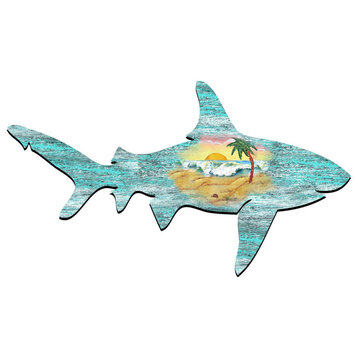 Shark Scenic Ornament, Set of 3
