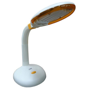 27-Watt Desk Lamp With Orange Trim (4-Tube)