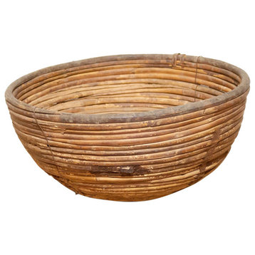 Vintage Wicker Himalayan Basket