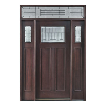 Craftsman Entry Doors | Glenview Haus | GD-901A 2SL TR CST