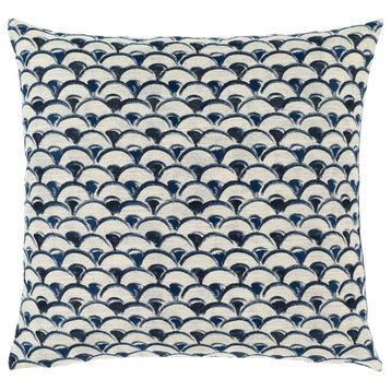 Sanya Bay SNY-004 Pillow Cover, Blue, 22"x22", Pillow Cover Only