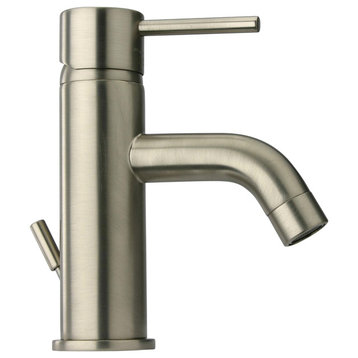 LaToscana Elba Single Handle 6 7/16" Lavatory Faucet, Brushed Nickel Finish