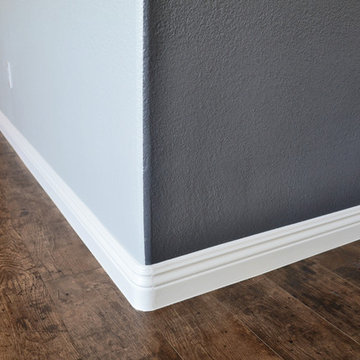 Wood Floors and Drywall Texture Matching