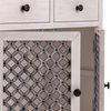 Macy Wood and Metal Cabinet