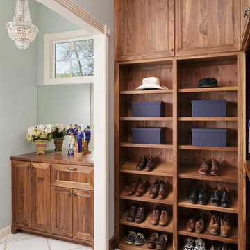 Master Bathroom with His and Hers Closets