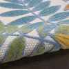 Nourison Aloha 3' x 4' Ivory Multicolor Fabric Tropical Area Rug (3' x 4')