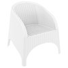 Compamia Aruba Outdoor Club Chairs, Set of 2, White
