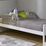 Solid Pine Bed Rail, Linen Grey