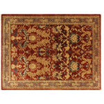 Bareens Designer Rugs - Turkish Knotted Istanbul Jerri Tan/Gold Wool Rug - 4'1'' x 6'0'' - Designed with a mesmerizing intricate traditional motif this glorious hand knotted rug is a masterpiece that will fill any space with sophistication and grace. An exhilarating color pallet with an elaborate design, this masterpiece features luxurious hand spun wool with all vegetable dyes to add comfort and style to your decor. The design, color and beautiful chromatic composition with a sheen in traditional and transitional designs, exude beauty, elegance and quality make this rug a masterpiece of its own.