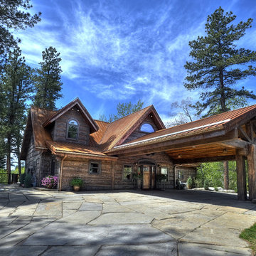 Weathering Steel Standing Seam Roof