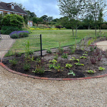 New pool and garden landscaping in Chesham, Buckinghamshire