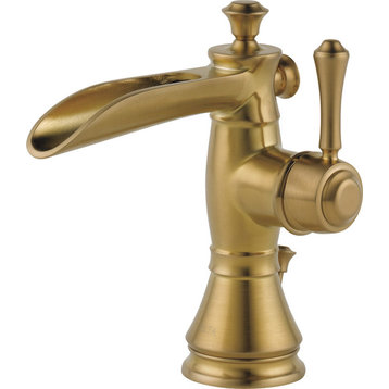 Delta Cassidy Single Handle Channel Faucet, Champagne Bronze, 598LF-CZMPU