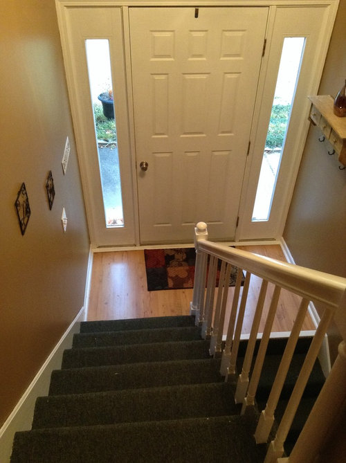 Want to get green carpet off stairs.. What should I do after?