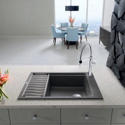 BLANCO PRECIS&trade; Medium Single with Drainer - Kitchen Sinks