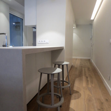 Reforma integral: Cocina Santos Blanco Seff y Encimera Neolith