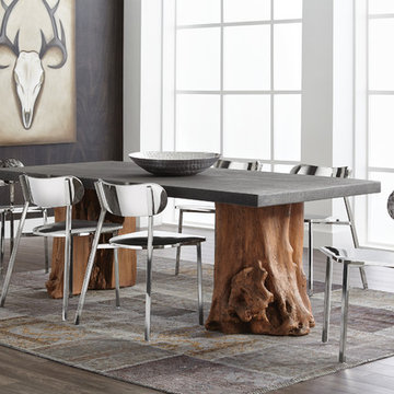 Sunpan Kismet Dining Table and Stanley Chairs