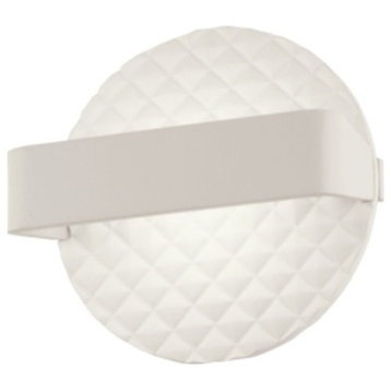 Kovacs P1773-044B-L Quilted 6-3/4" Tall Integrated LED Wall - Matte White