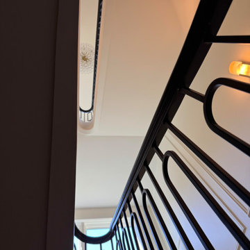 Project #134 | Straight Staircase with Elliptical Stringer