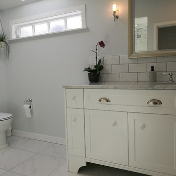 Large white bathroom