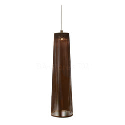 Solis Contemporary Pendant in Brown - Pendant Lighting