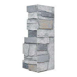 144-BRECKENRIDGE DEEP WIDE STACKED CORNER 24"H X 11"W X 1 1/4"D - Wall Panels