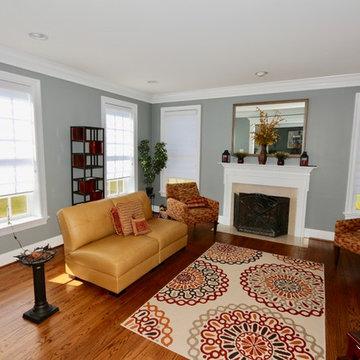 Window Treatments and Kitchen Banquette