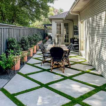 Modern Geometric Oasis: A Contemporary Backyard Retreat | Dallas, TX
