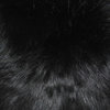 Fur Bolster Pillow - Black Fox